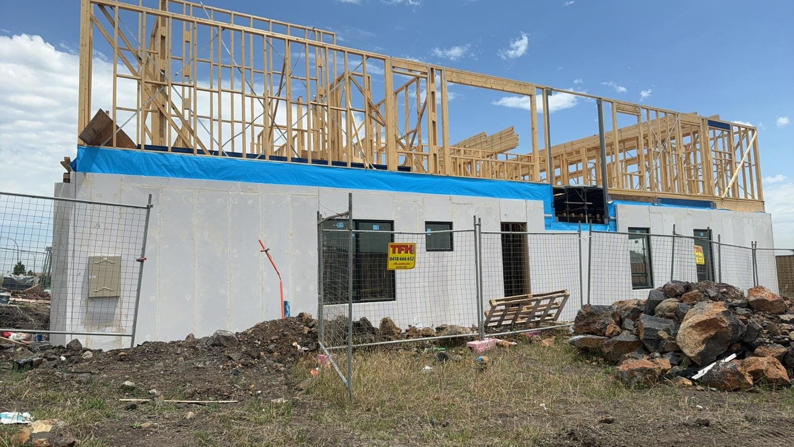 Construction progress